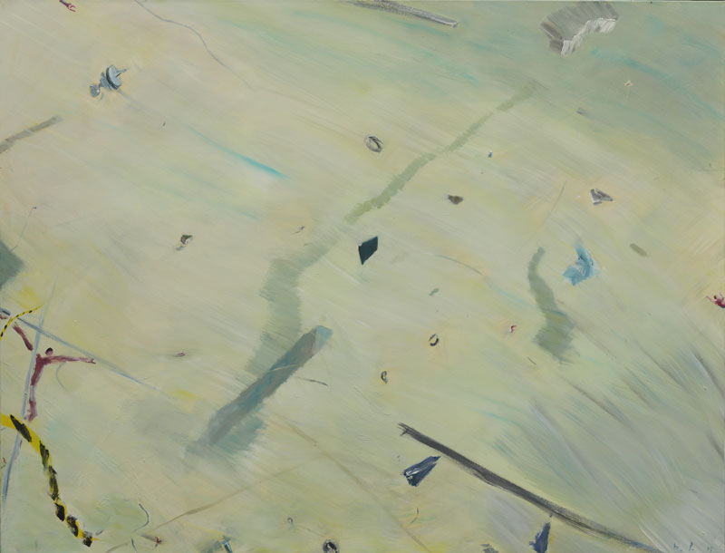 Aufbruch            |  2015    Ac./Leinw.  160 x 210 cm