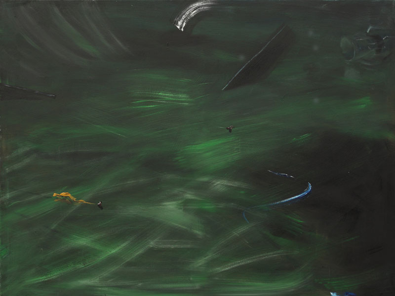 Landung            |  2016    Ac./Leinw.  150 x 200 cm