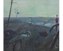 Romantischer Ausblick - für CDF | 1987 Öl/Leinwand 120 x 130 cm