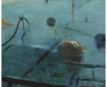 Wasserstück | 1988 Öl/Leinwand 100 x 120 cm