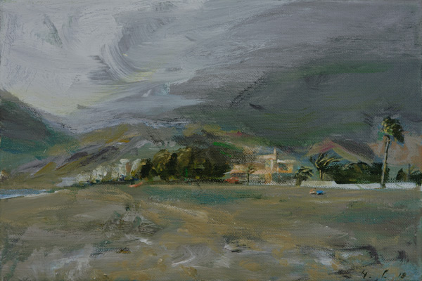 Kreta 1208 Myrtos Beach             |  2018    Ac./Leinw.  20 x 30 cm