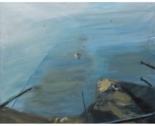 Kleine Flutung | 1992 Ac./Leinw. 110 x 140 cm