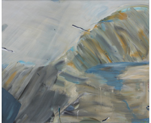 Am Hang | 1996 Ac./Leinw. 140 x 170 cm