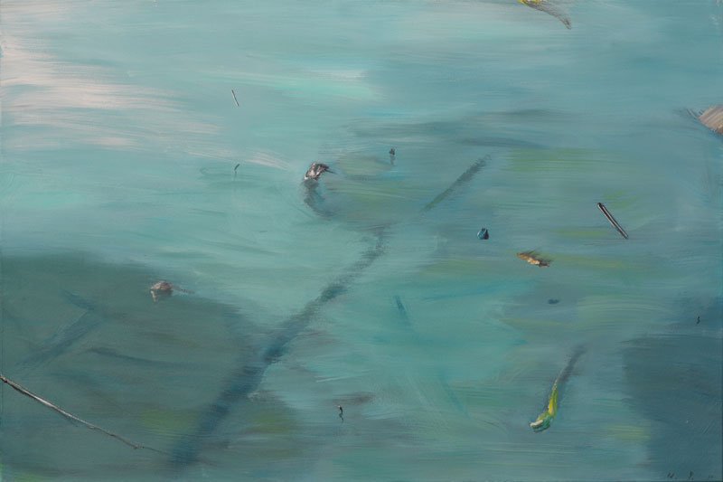 Flutung            |  2013    Ac./Leinw.  100 x 150 cm