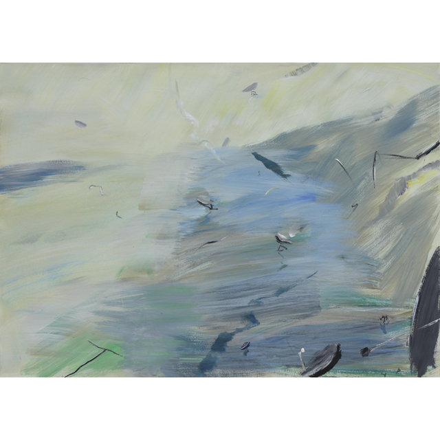 II 335            |  2015    Acryl/Papier  76 x 106 cm