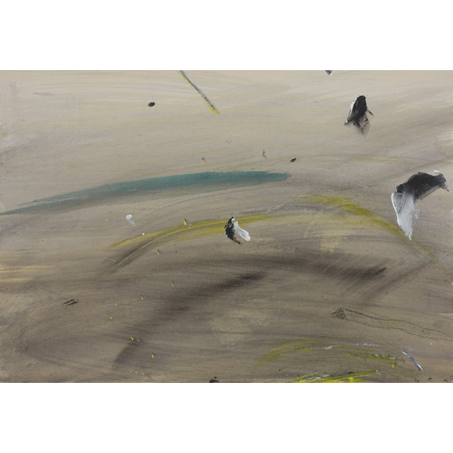 II 339            |  2016    Acryl/Papier  39 x 55 cm