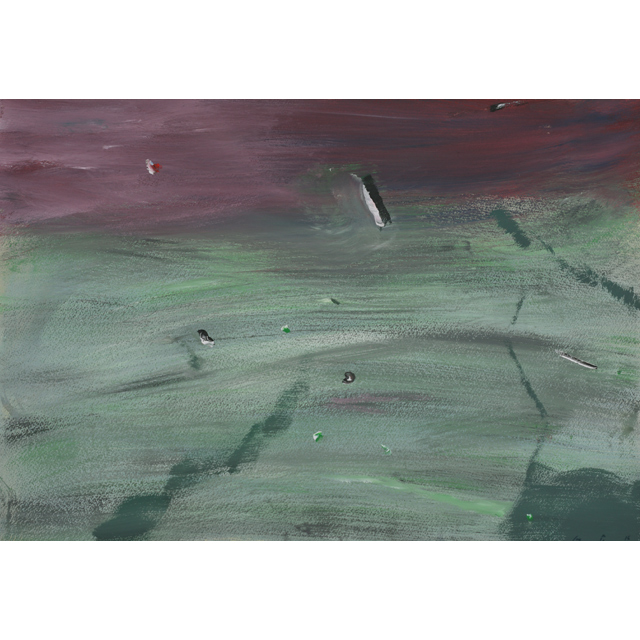 II 341            |  2016    Acryl/Papier  39 x 55 cm