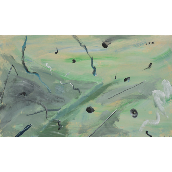 II 362            |  2016    Acryl/Papier  45 x 75 cm