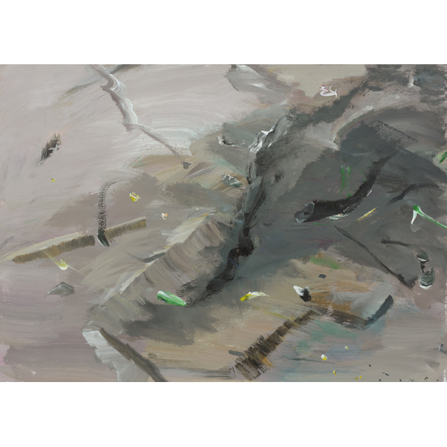 II 367            |  2016    Acryl/Papier  38 x 53,5 cm